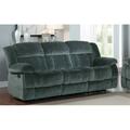 Home Elegance Laurelton Double Reclining Sofa In Chocolate 9636CC-3